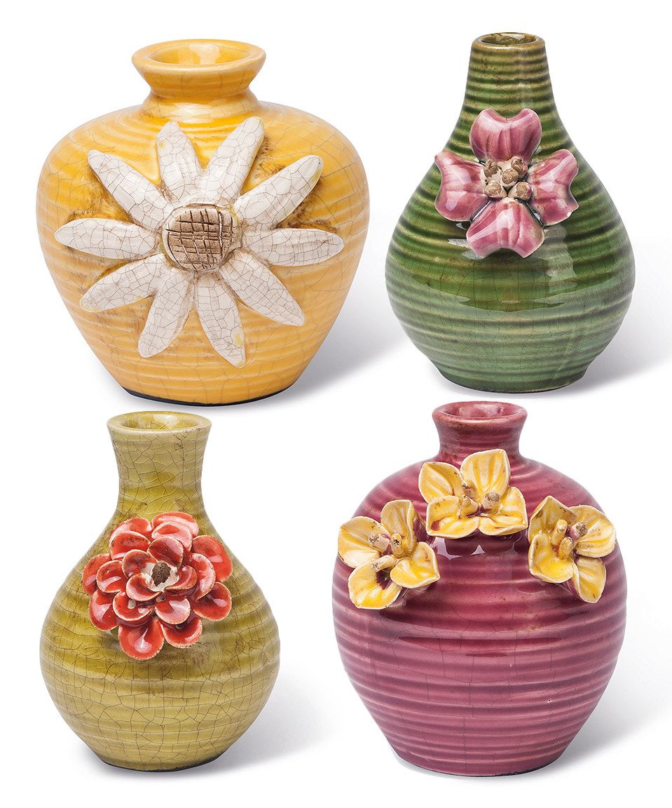 Floral Terra Cotta Vase Set Foreside Zulily Like Ones At with measurements 959 X 1152