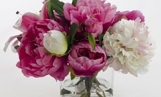 Flower Arrangements In Low Vases Google Search Peony for sizing 1142 X 1142