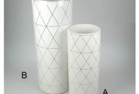 Geo Round Ceramic Vase White Gold Vases intended for proportions 1200 X 1200