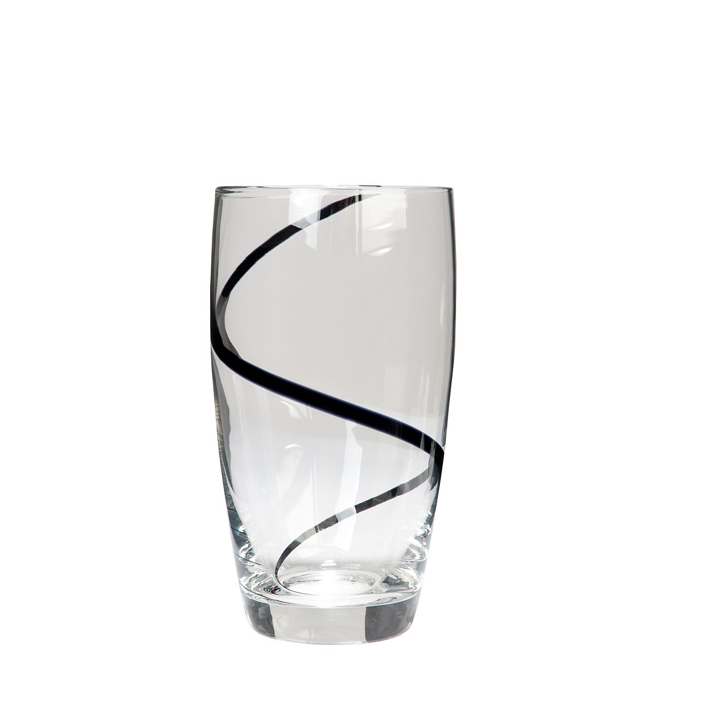 George Home Black Swirl Hiball Glass 2 Pack Glassware intended for dimensions 1400 X 1400