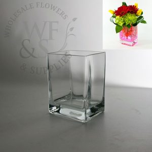 Glass Rectangle Vase 55x3x4 throughout measurements 1000 X 1000