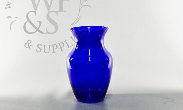 Glass Rose Vase 8 Cobalt Blue inside size 1000 X 1000