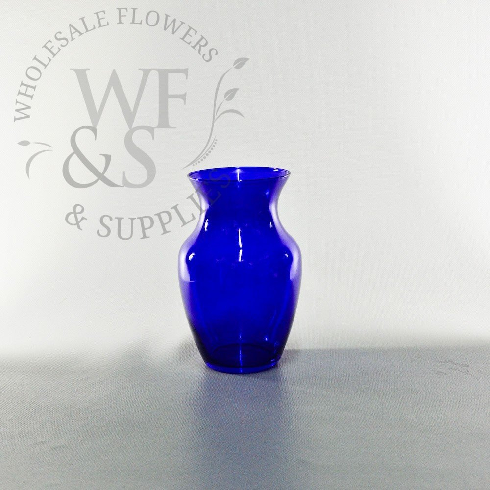Glass Rose Vase 8 Cobalt Blue regarding measurements 1000 X 1000