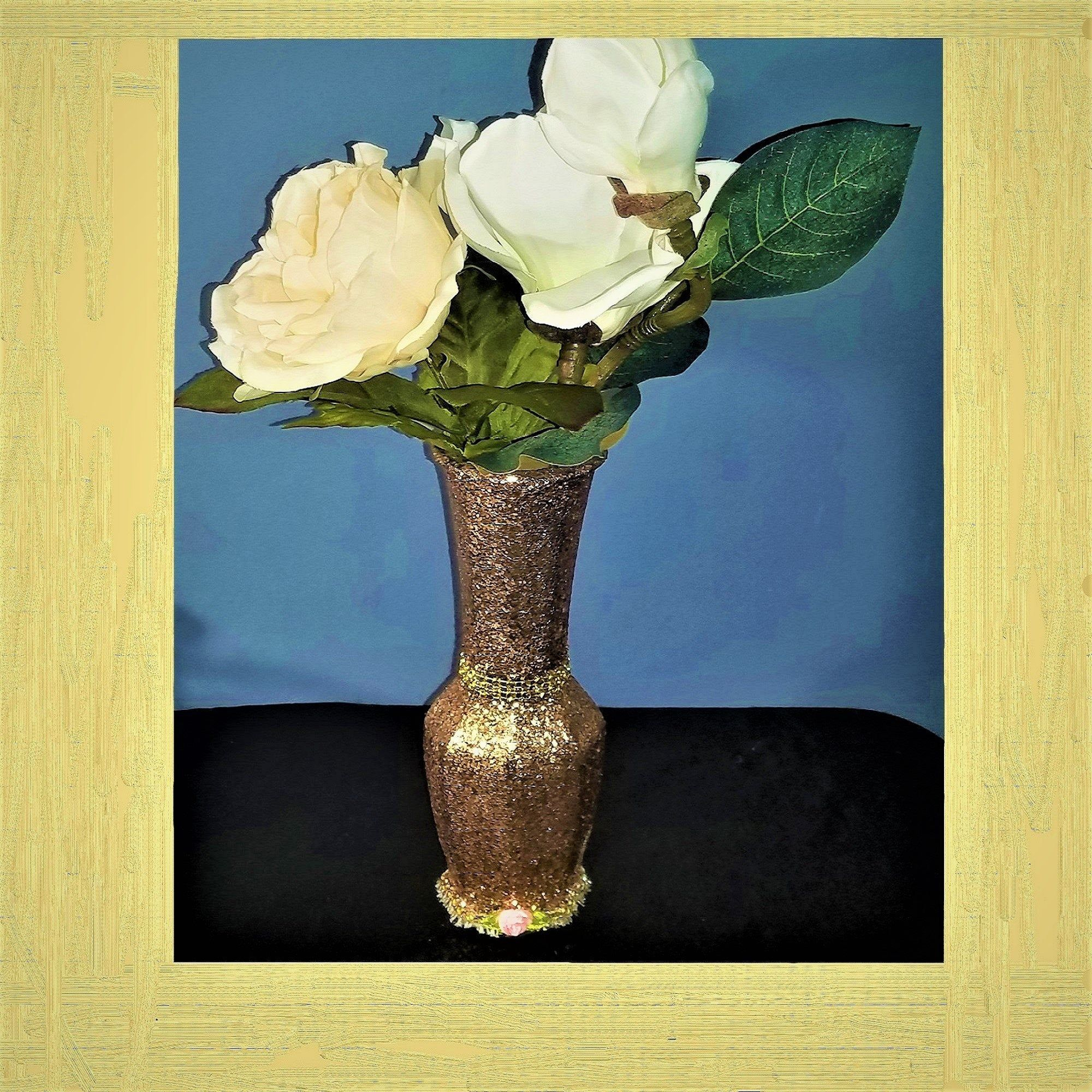 Gold Glitter Table Vase Centerpiece Gold Vase Vase throughout sizing 2000 X 2000