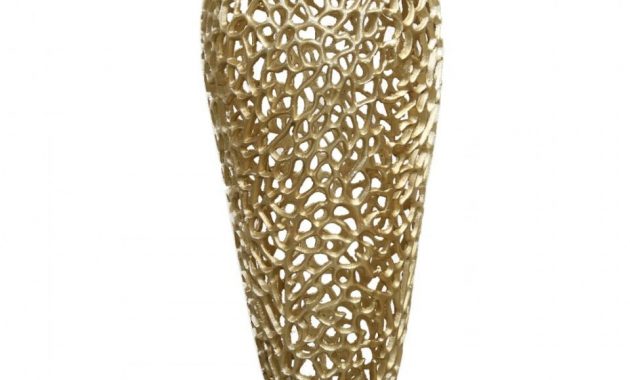 Gold Lucca Metal Vase Large within sizing 960 X 1200