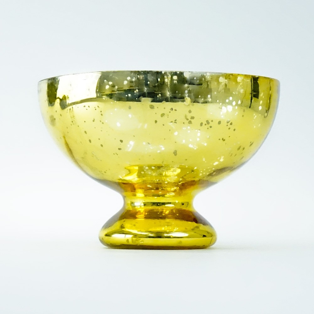 Gold Mercury Pedestal Compote Bowl Vase throughout sizing 1000 X 1000