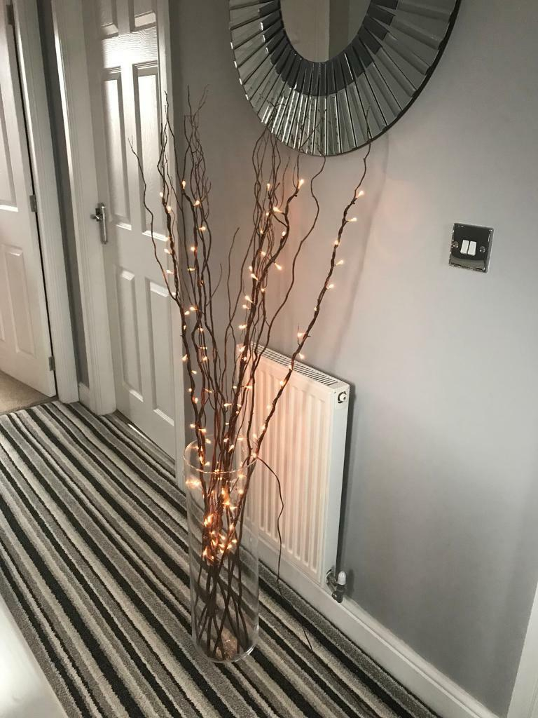 Gorgeous Twig Lights And Glass Vase In Deeside Flintshire Gumtree regarding dimensions 768 X 1024