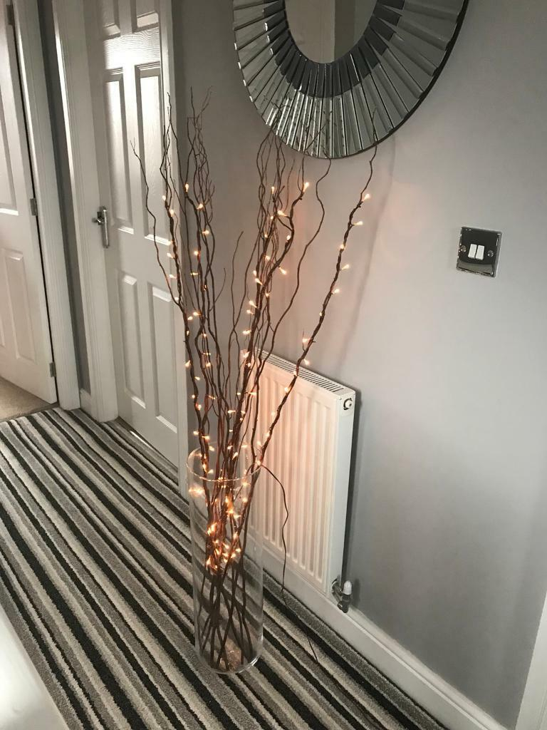 Gorgeous Twig Lights And Glass Vase In Deeside Flintshire Gumtree throughout measurements 768 X 1024