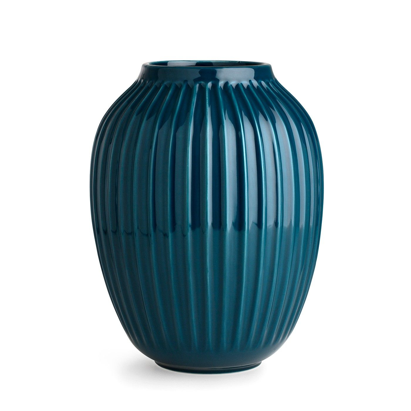 Hammershoi Ridged Vase Large Blue Vase Ceramic Vase in sizing 1400 X 1400
