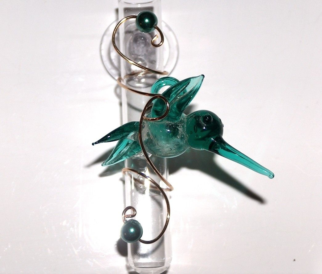 Handcrafted Glass Hanging Window Bud Vase With Suction Cup intended for dimensions 1045 X 890
