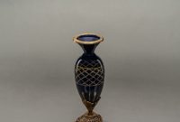 Handcrafted Vase In Blue Brass Colour For Stylish Home Decor intended for dimensions 1000 X 820