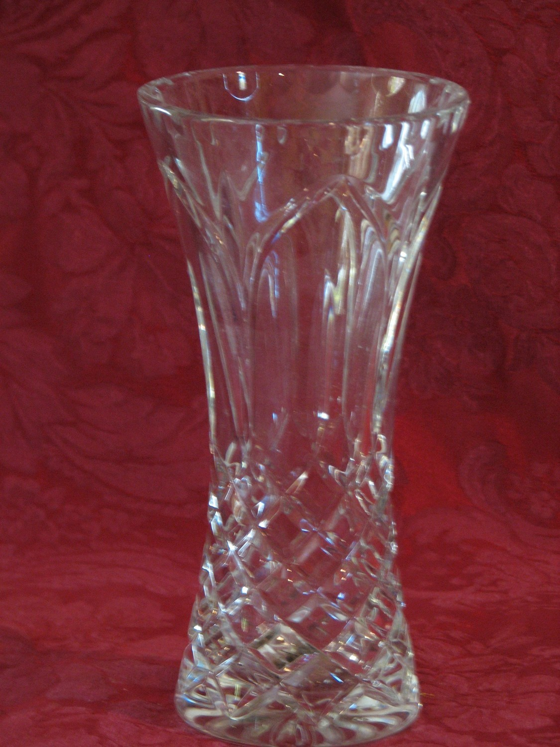 Handcut Polish Crystal Vase 24 Leaded 775 Tall pertaining to proportions 1125 X 1500