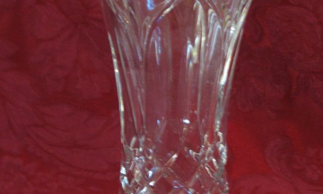 Handcut Polish Crystal Vase 24 Leaded 775 Tall within proportions 1125 X 1500