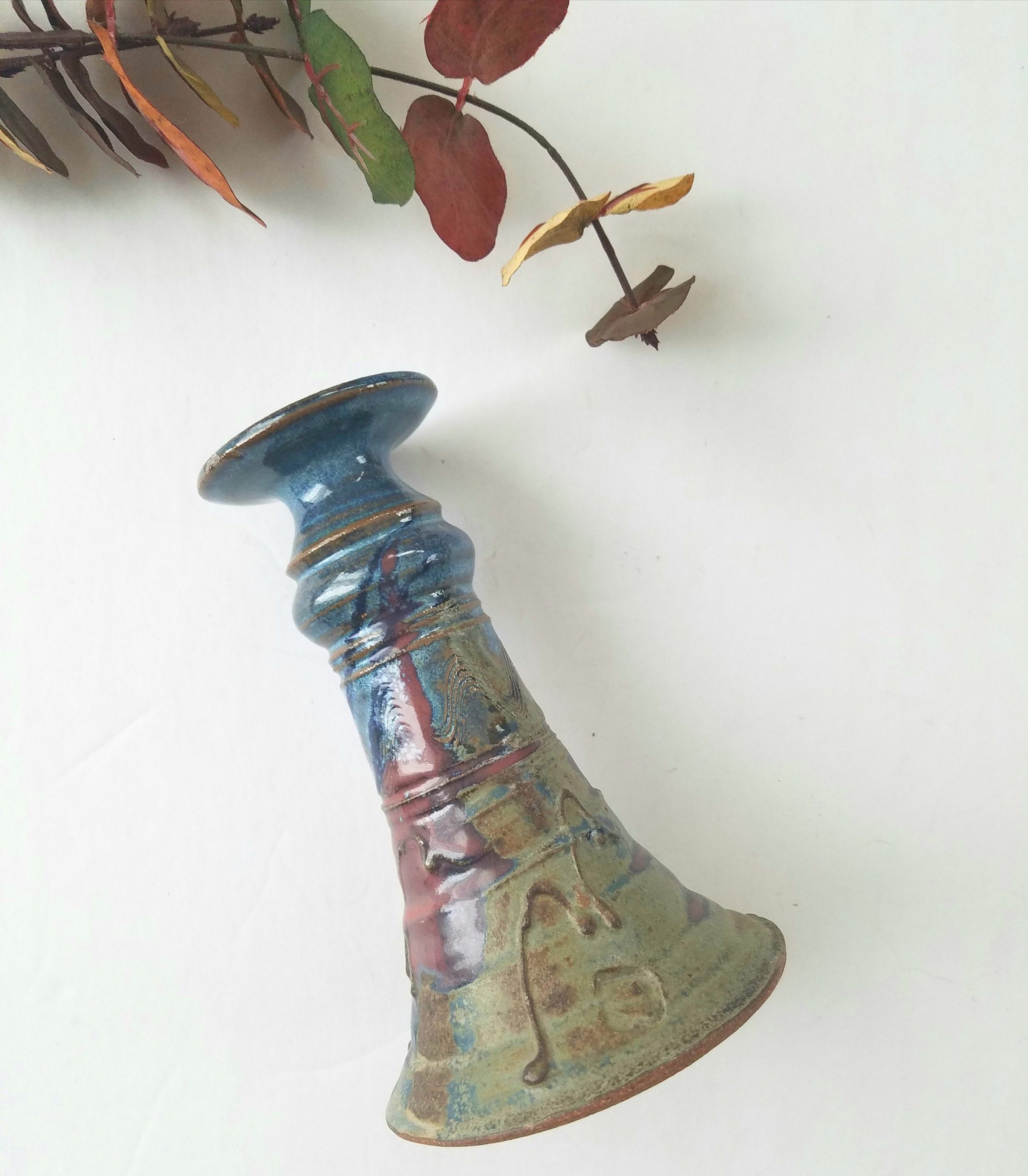 Handmade Ceramic Bud Vase Candlestick Holder regarding dimensions 2623 X 3000