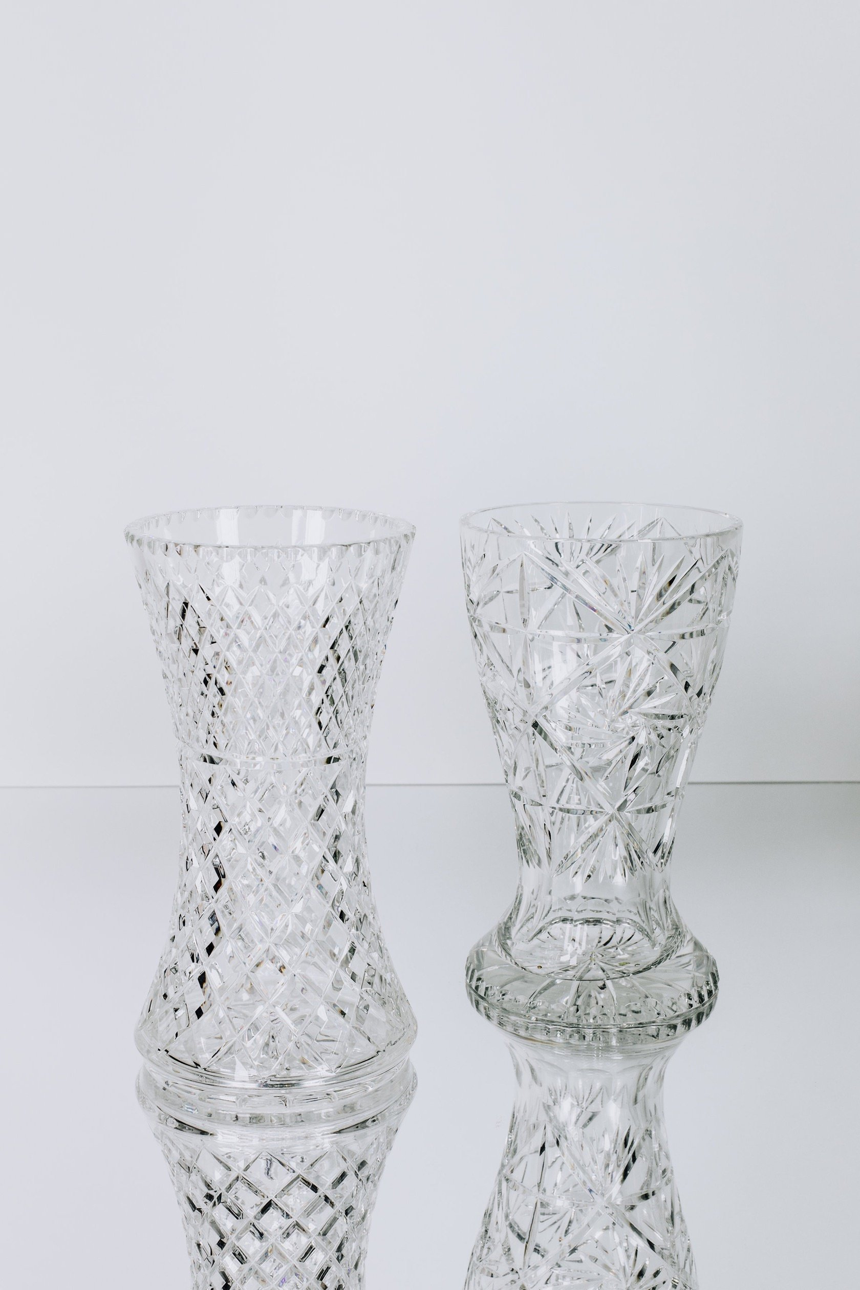 High Quality Tall Vintage Cut Crystal Vase A Table For Louis regarding size 1680 X 2520