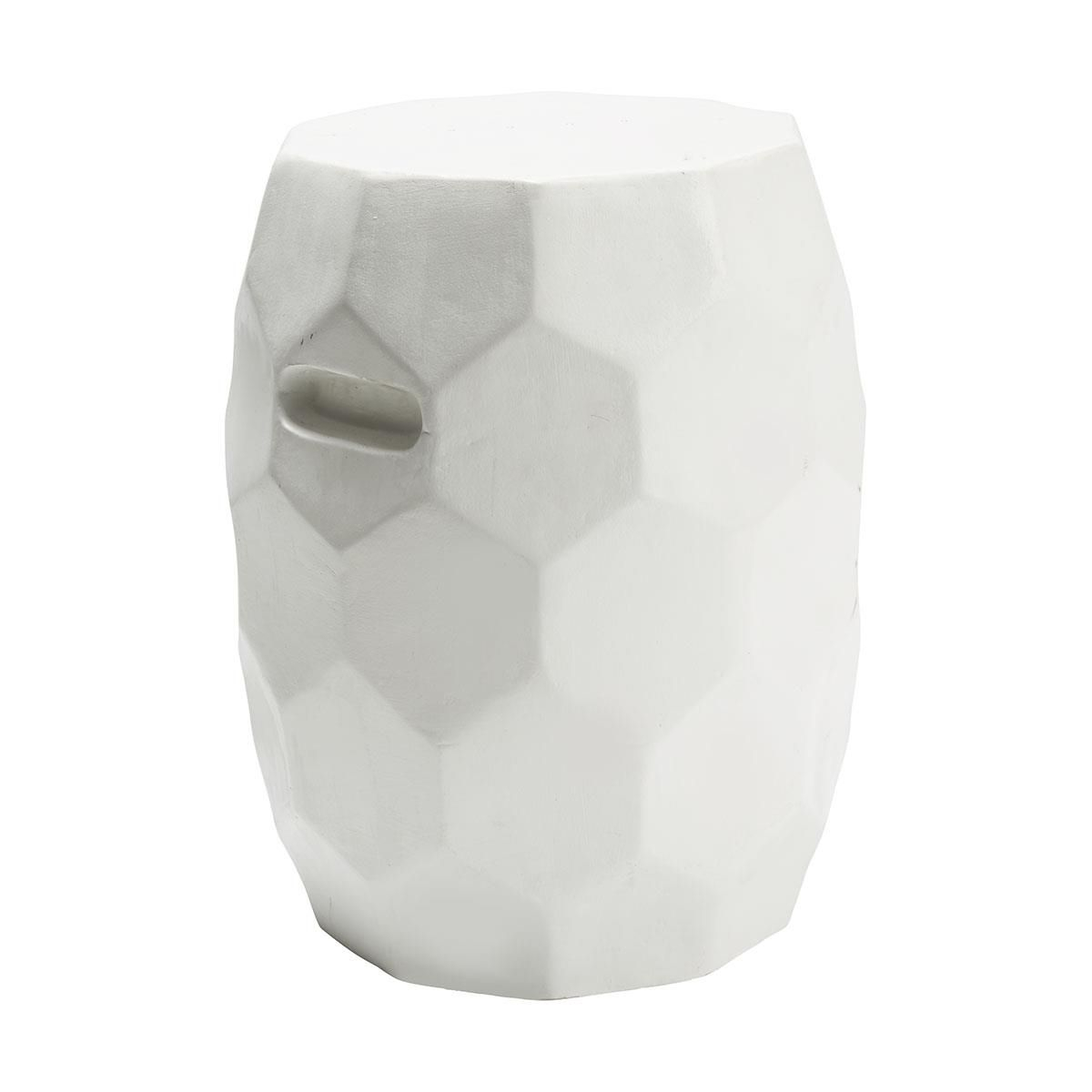 Honeycomb Garden Stool White Kmart Garden Stool intended for proportions 1200 X 1200