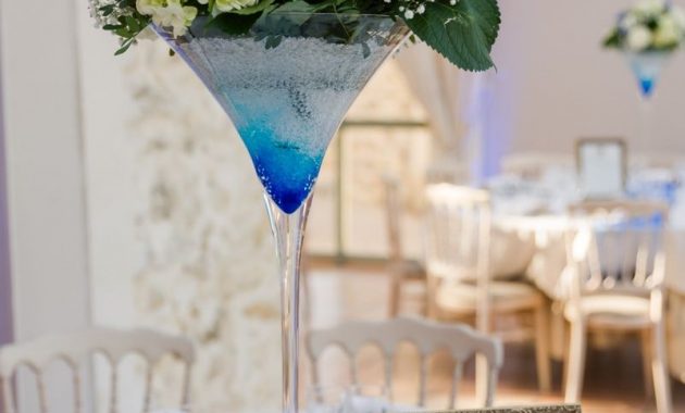 Ide Dcoration Mariage Bleu Vase Martini Et Composition with proportions 801 X 1200