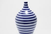 Image 1 Du Produit Vase Cramique Bleu Et Blanc Rayures pertaining to measurements 1920 X 1920