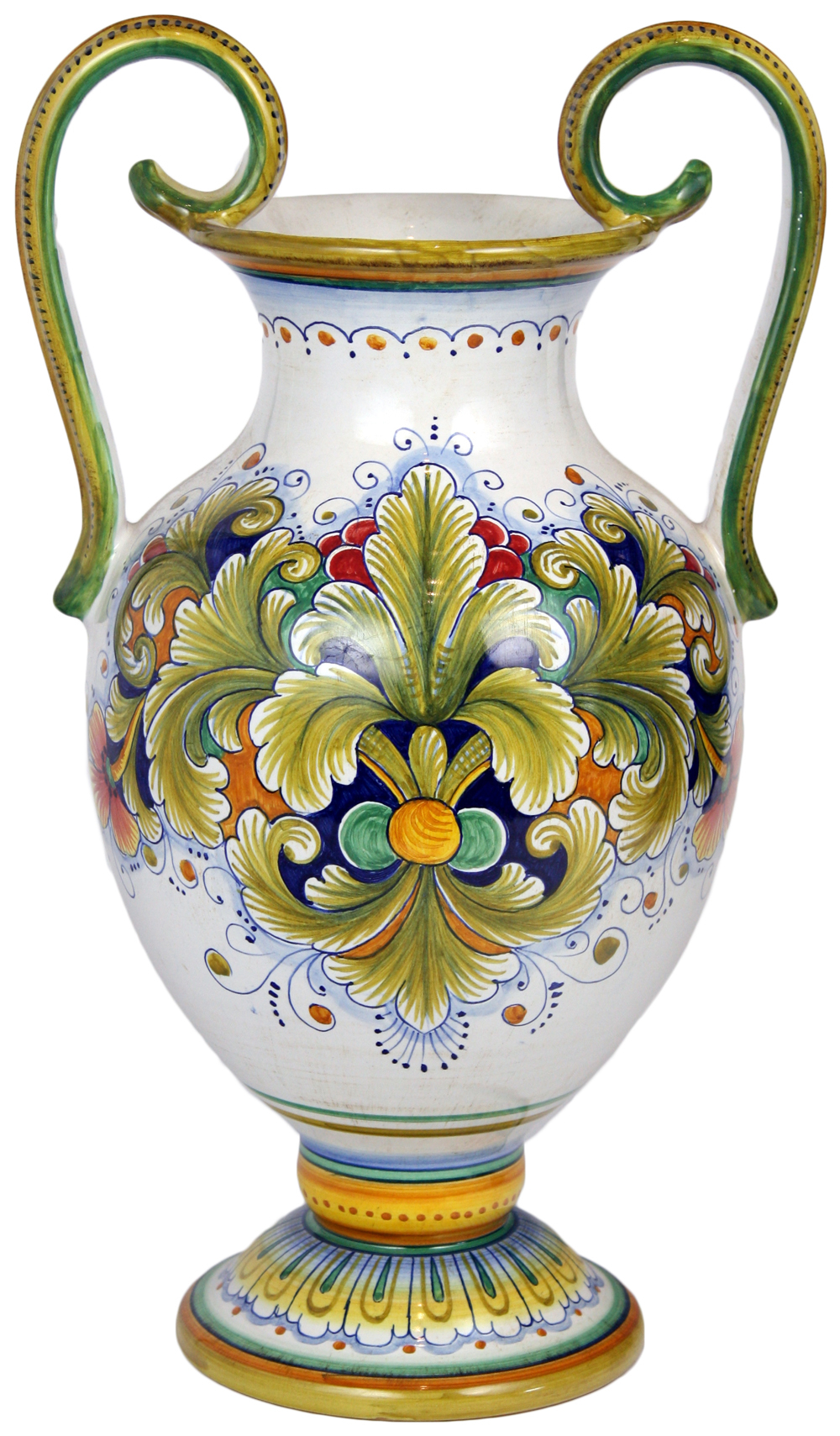 Italian Ceramic Handled Vase throughout size 1000 X 1709