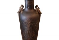 Italian Tall Floor Vase With Bronze Handles At 1stdibs in size 1500 X 1500