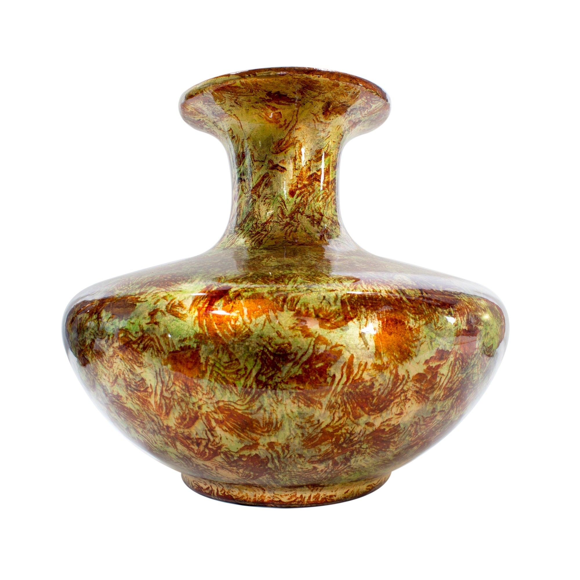 Kenya Foiled Lacquered Ceramic Rotund Vase throughout sizing 2000 X 2000