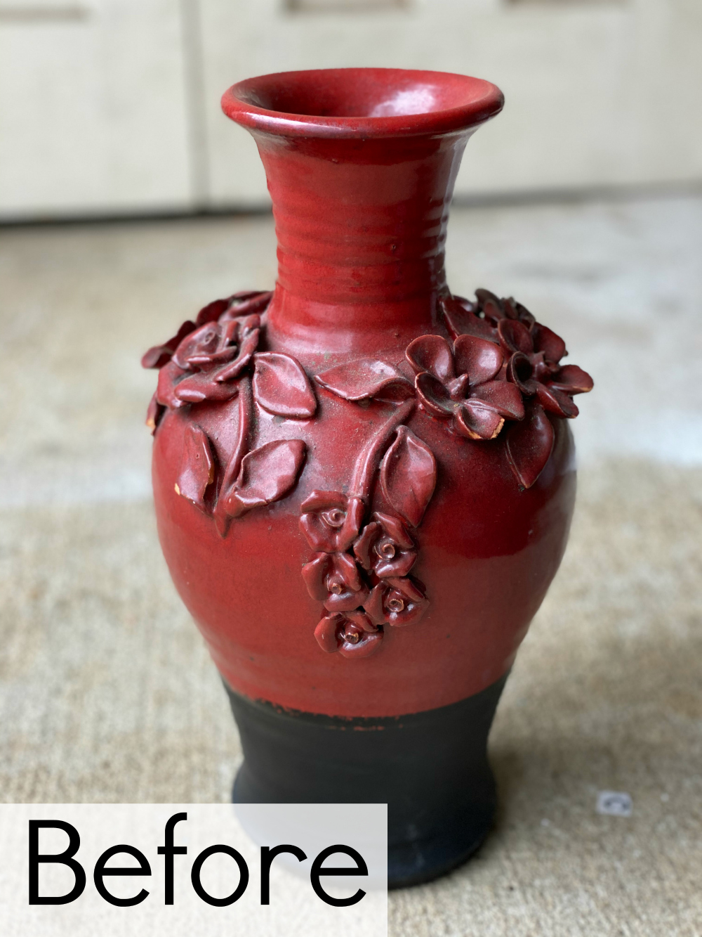 Knock Off Painted Ceramic Bloom Vase Makeover Blesser House for sizing 1000 X 1333