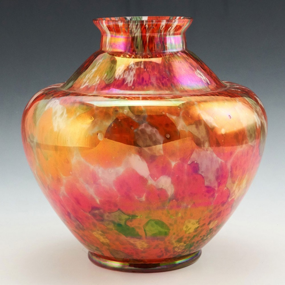 Kralik Glass Vase C1930 throughout proportions 1000 X 1000