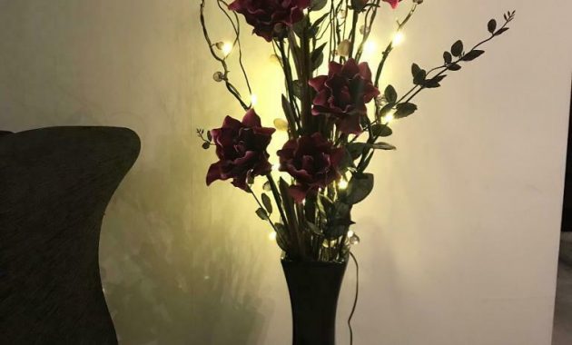 Large Black Floor Vase Comes With Lights And Purple Artificial Flowers In Killingworth Tyne And Wear Gumtree with size 768 X 1024