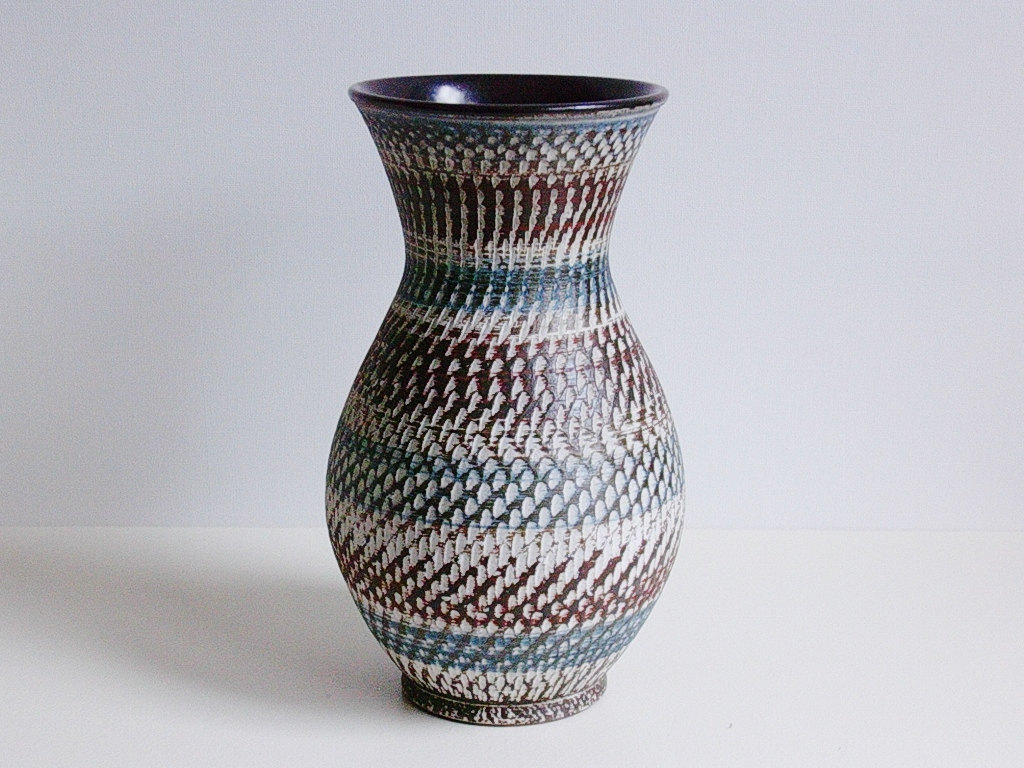 Large Dmler Breiden Hhr Keramik Ceramic Sgraffito Vase West Germany Wgp in dimensions 1024 X 768