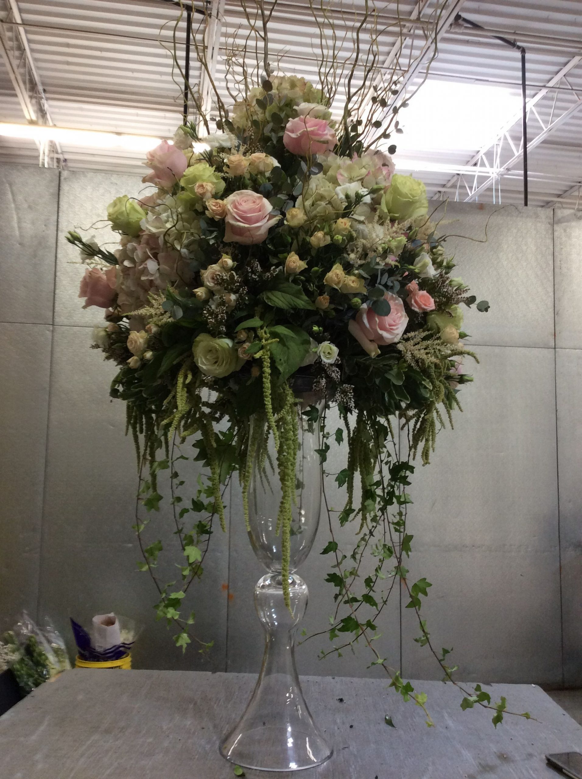 Large Flower Arrangements Fake Flower Centerpieces Wedding in size 1936 X 2592