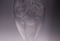 Large Impressive Floral Intaglio Cut Glass Vase 677505 in measurements 2500 X 3333