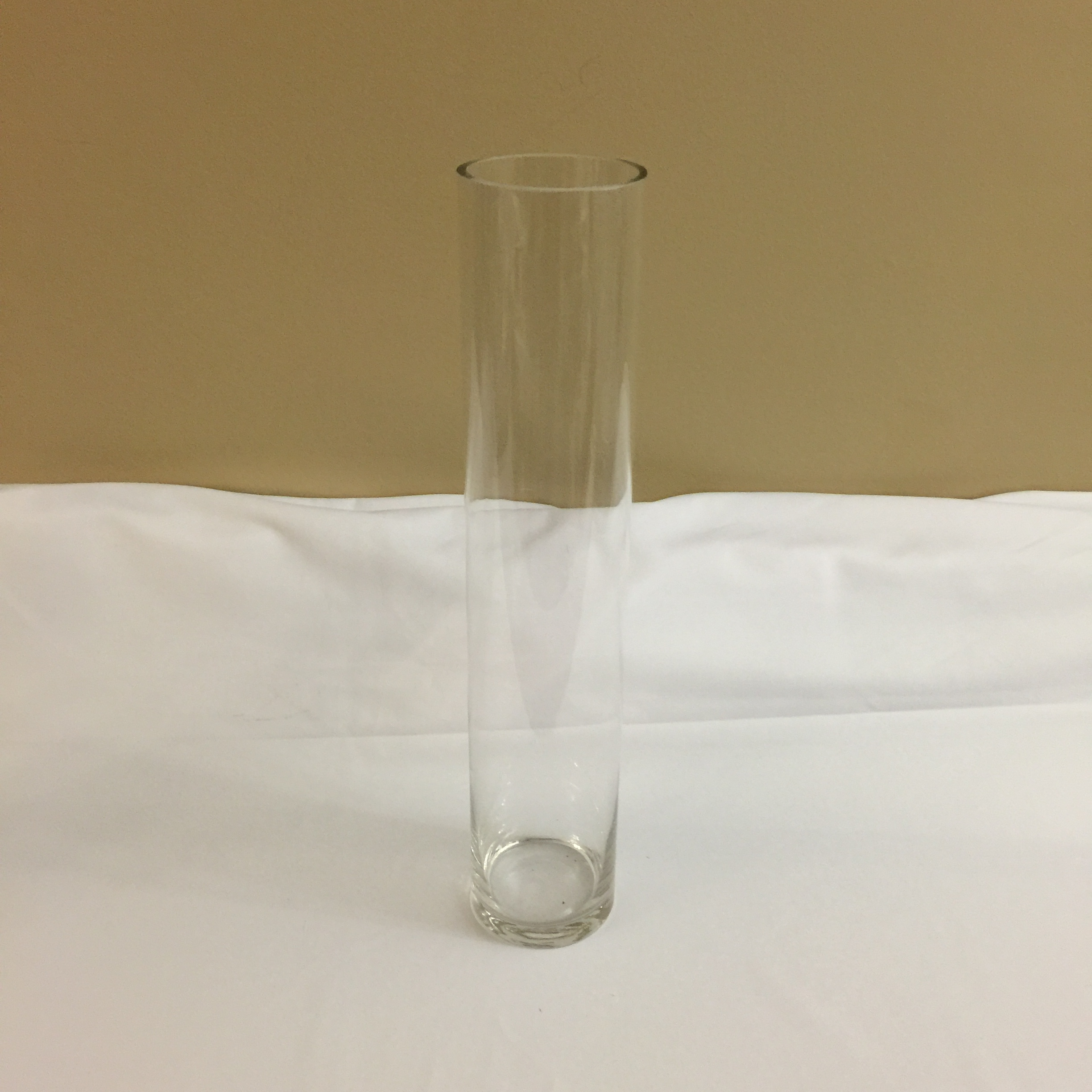 Laurie Super Tall Clear Glass Cylinder Vase 20 in measurements 2448 X 2448