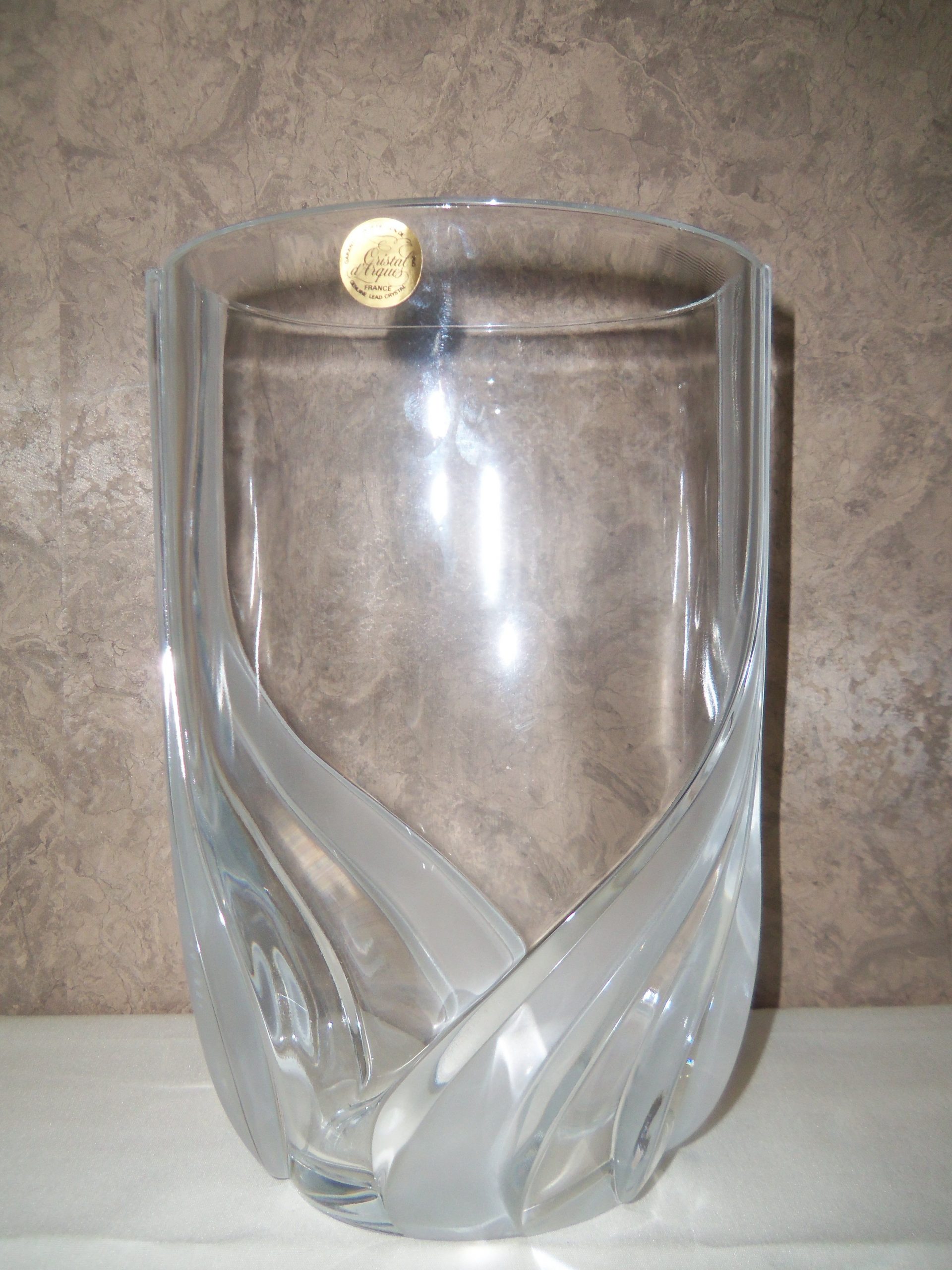 Lead Crystal Glass Vase Made In France Glass Vase Vase Glass in measurements 3216 X 4288