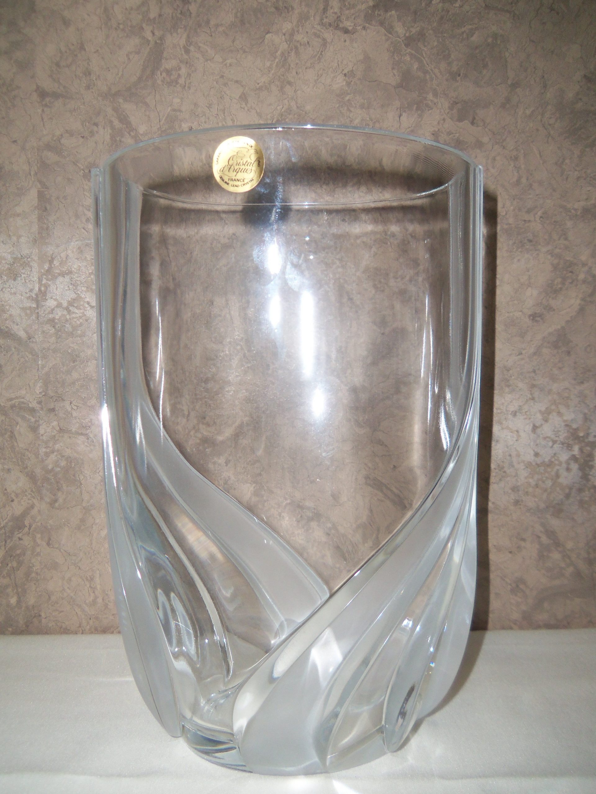 Lead Crystal Glass Vase Made In France Glass Vase Vase Glass in proportions 3216 X 4288