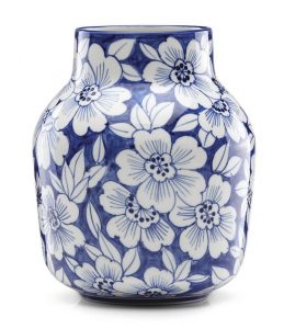 Lenox Painted Indigo Floral Tapered 7 Vase Vase Porcelain intended for proportions 1760 X 2040