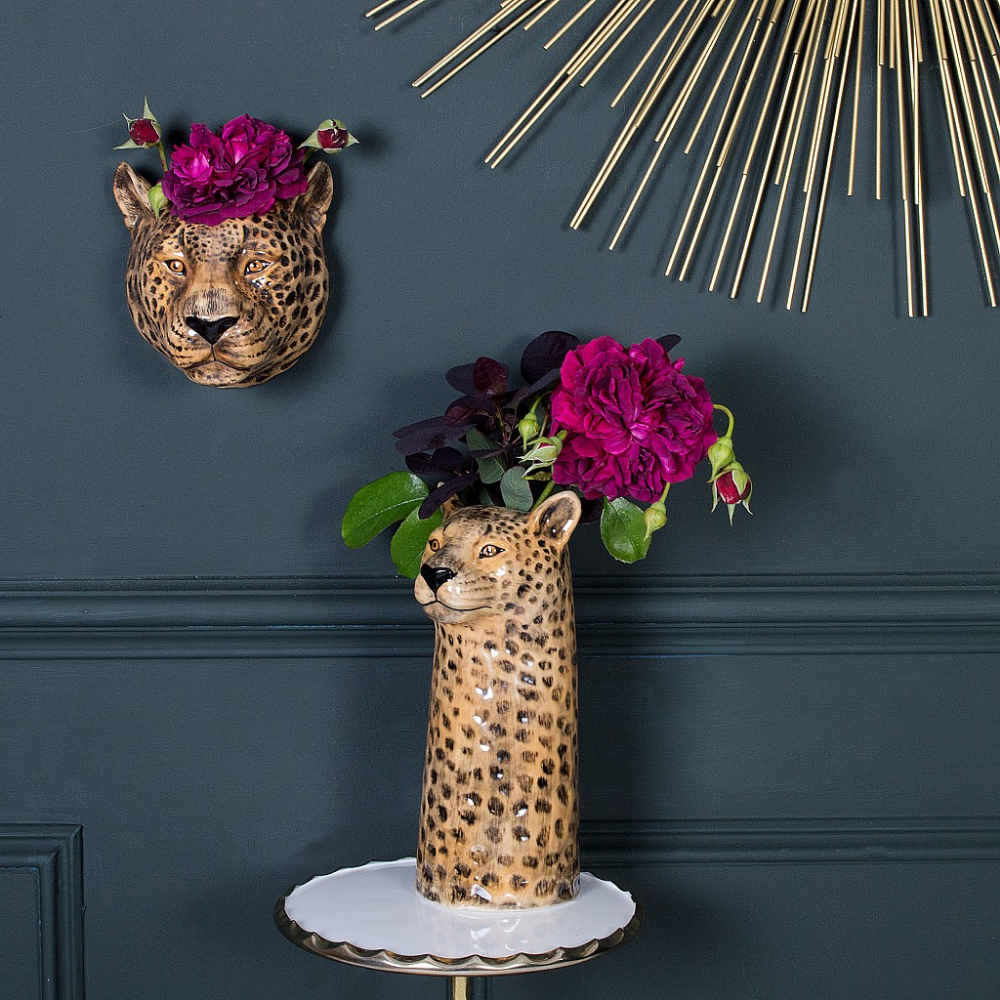 Leopard Vase In 2020 Quirky Decor Hawaiian Decor Leopard with regard to proportions 1000 X 1000