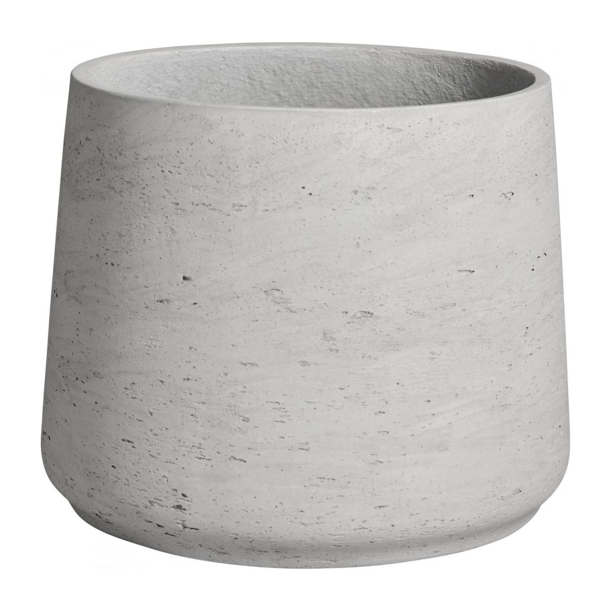 Lot De 2 Cache Pots En Ciment Gris Clair inside proportions 1200 X 1200