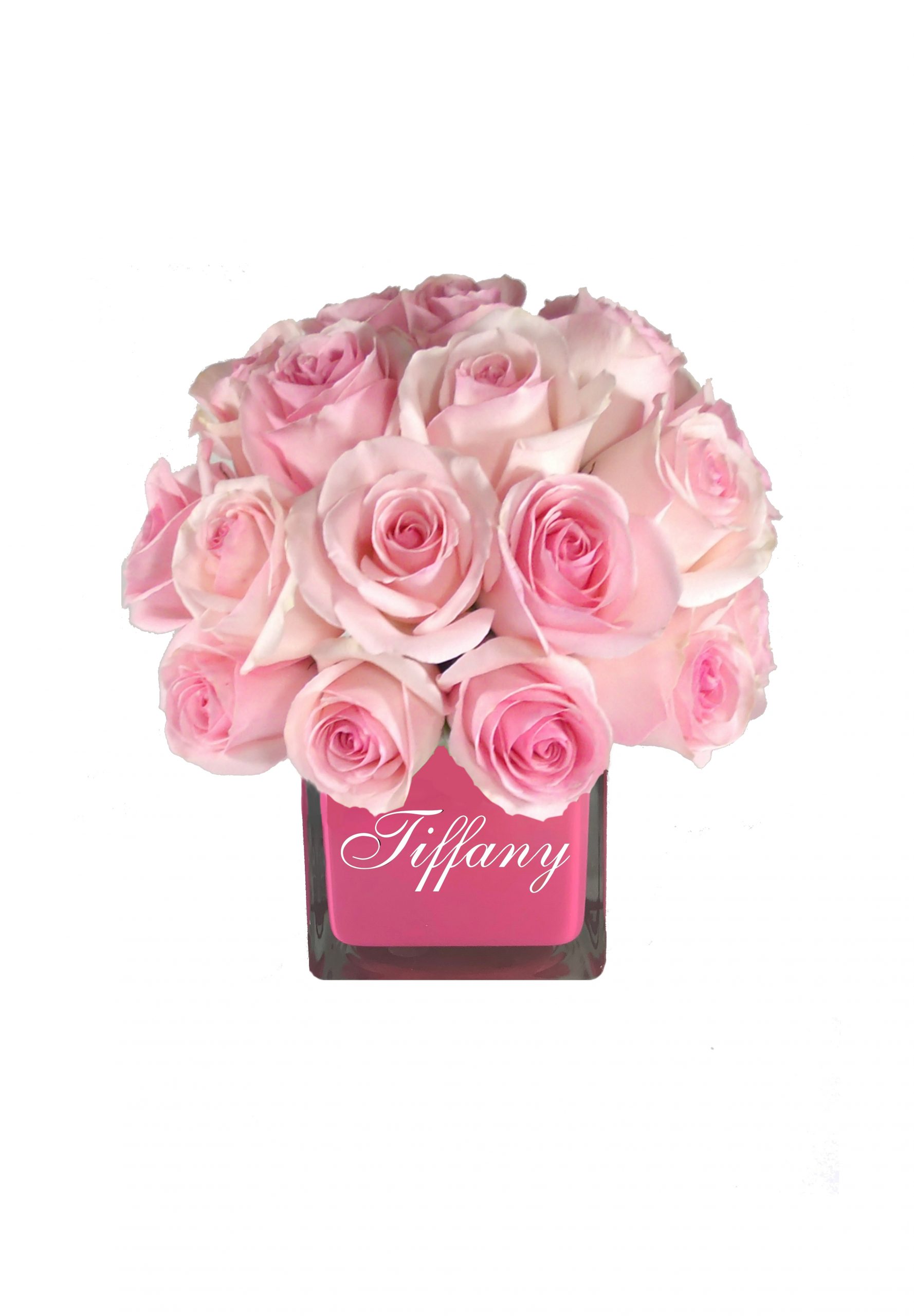 Love Cubepink Vase Wlight Pink Roses pertaining to measurements 4000 X 5759