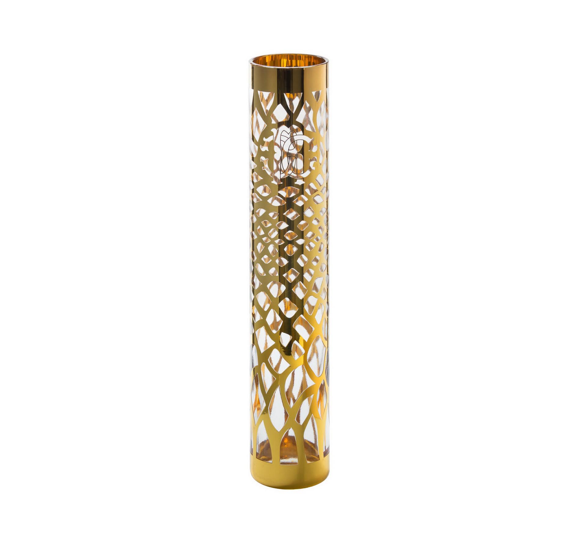 Marrakech Gold Tall Slender Vase inside measurements 1895 X 1800