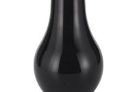 Matte Black Glass Vase Black Glass Glass Vase Black Vase pertaining to proportions 1200 X 1200