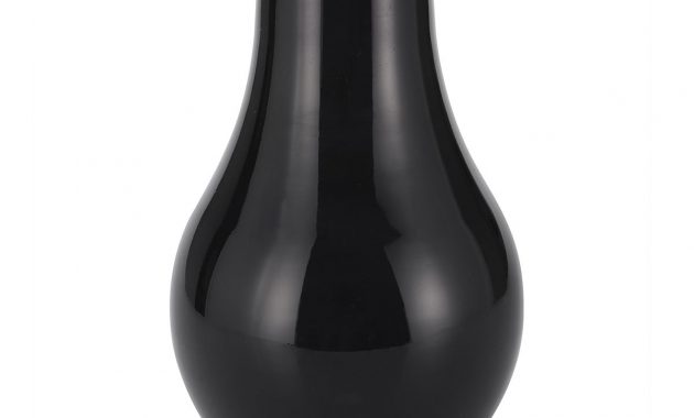 Matte Black Glass Vase Black Glass Glass Vase Black Vase pertaining to proportions 1200 X 1200