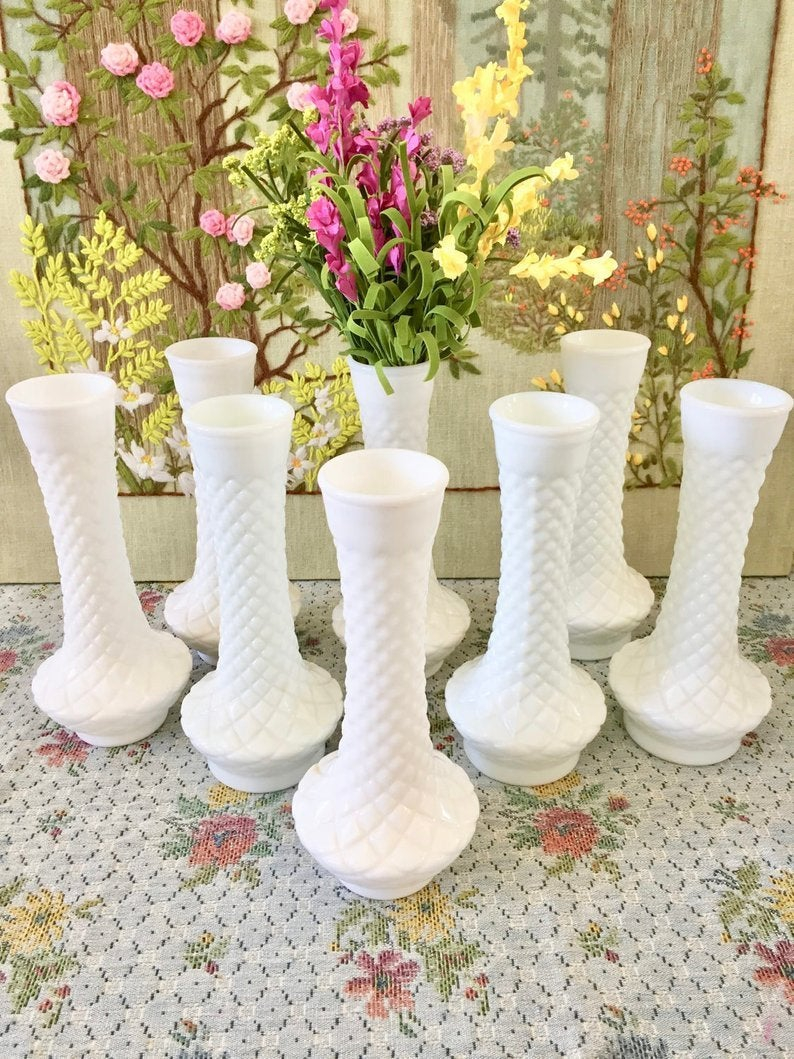 Milk Glass Vases For Wedding Centerpiece Vases For Wedding Vases Vintage Milk Glass Bud Vase White Vase Bulk Vases Bridal Shower Centerpiece inside dimensions 794 X 1059