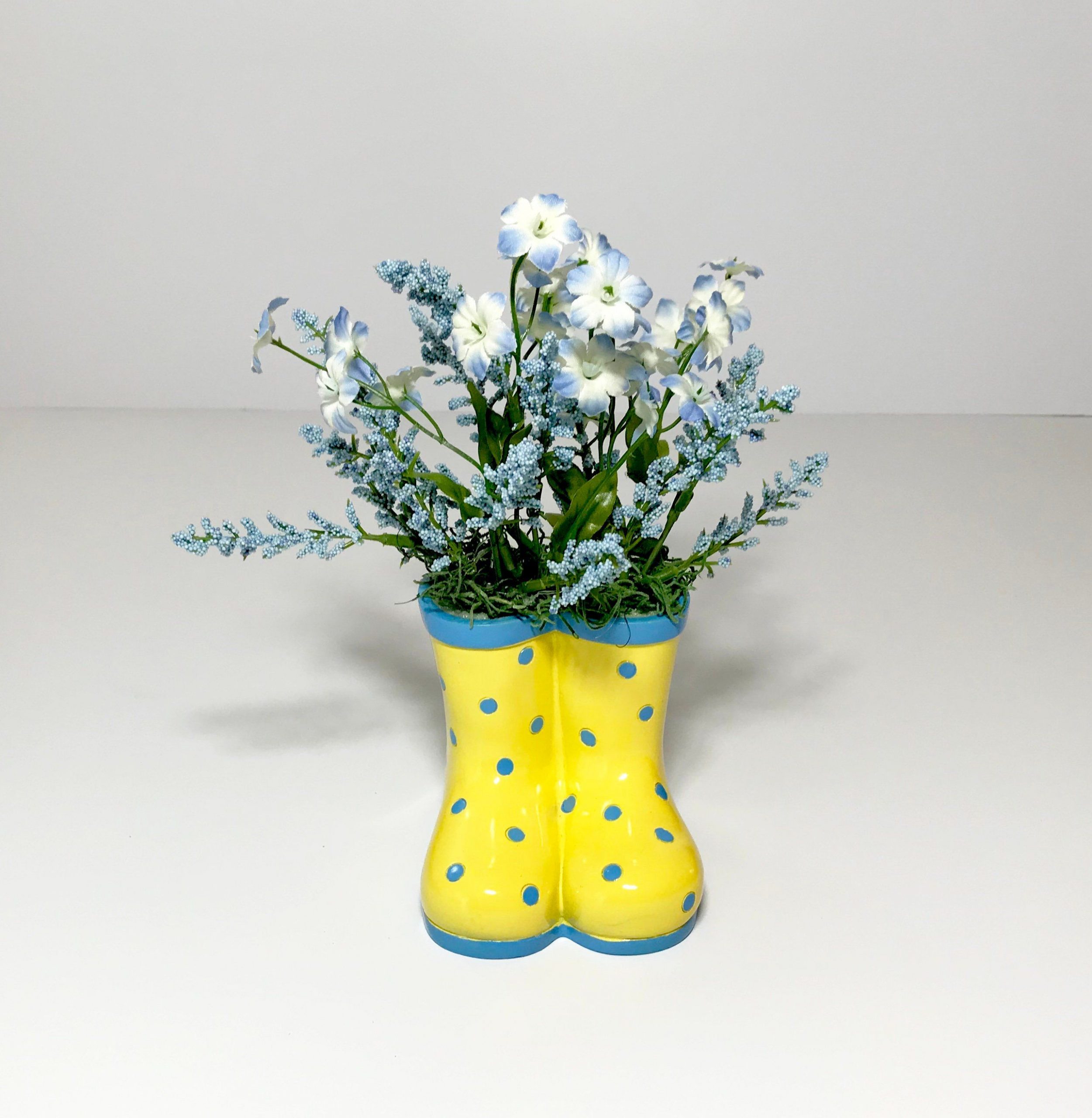 Mini Ceramic Rain Boots Vase Novelty Planter Small Petiti with regard to dimensions 2569 X 2630