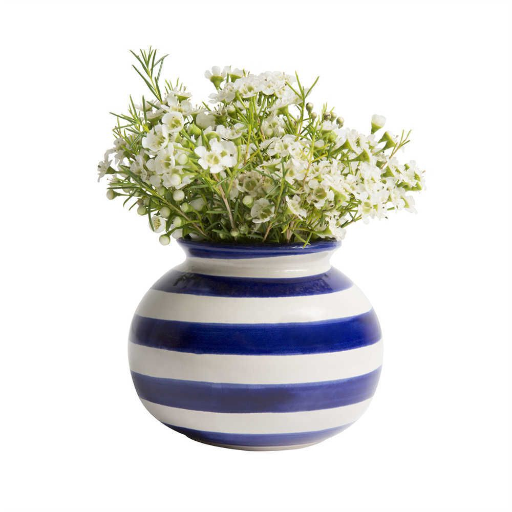 Navy And White Vase Striped Vase Blue And White Vase within sizing 1000 X 1000