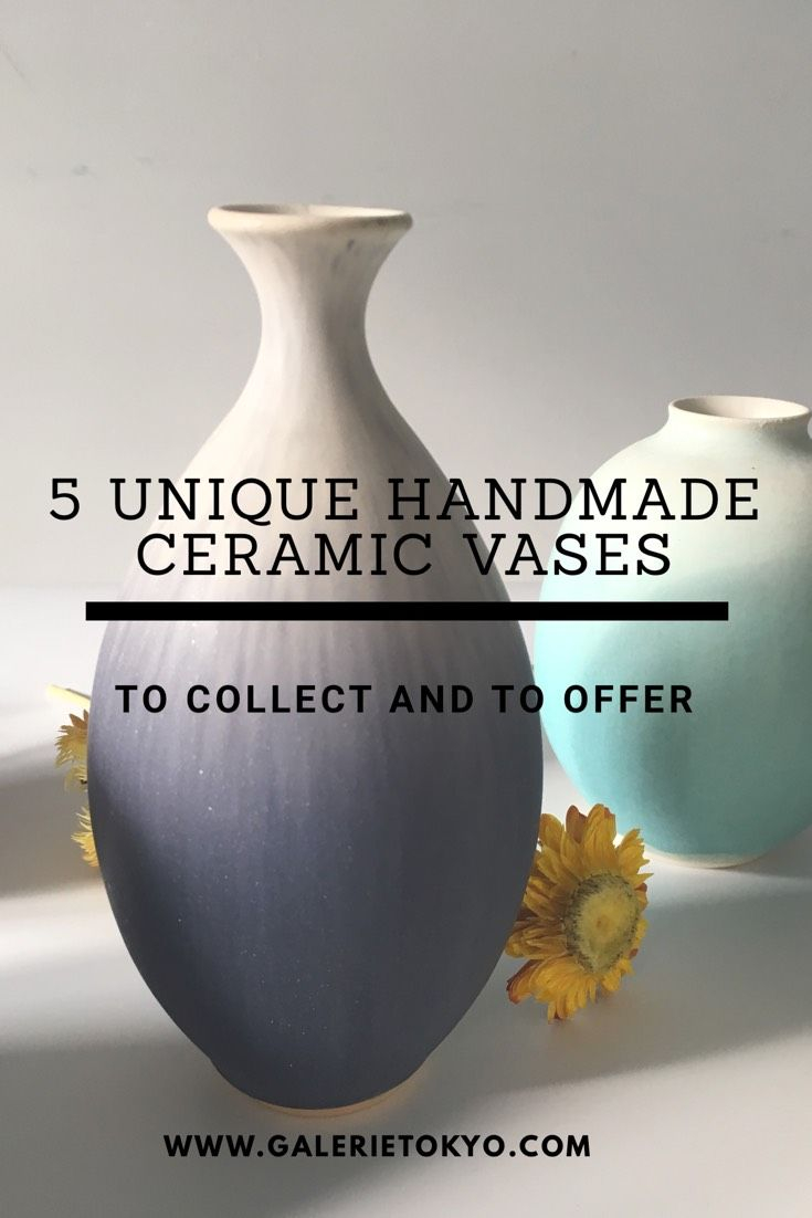 New Collection Of Unique Ceramic Vases Handmade From The in proportions 735 X 1102