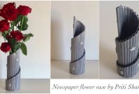 Newspaper Flower Vase Diy Newspaper Pen Holder Newspaper pertaining to proportions 1280 X 720