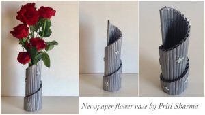 Newspaper Flower Vase Diy Newspaper Pen Holder Newspaper pertaining to proportions 1280 X 720