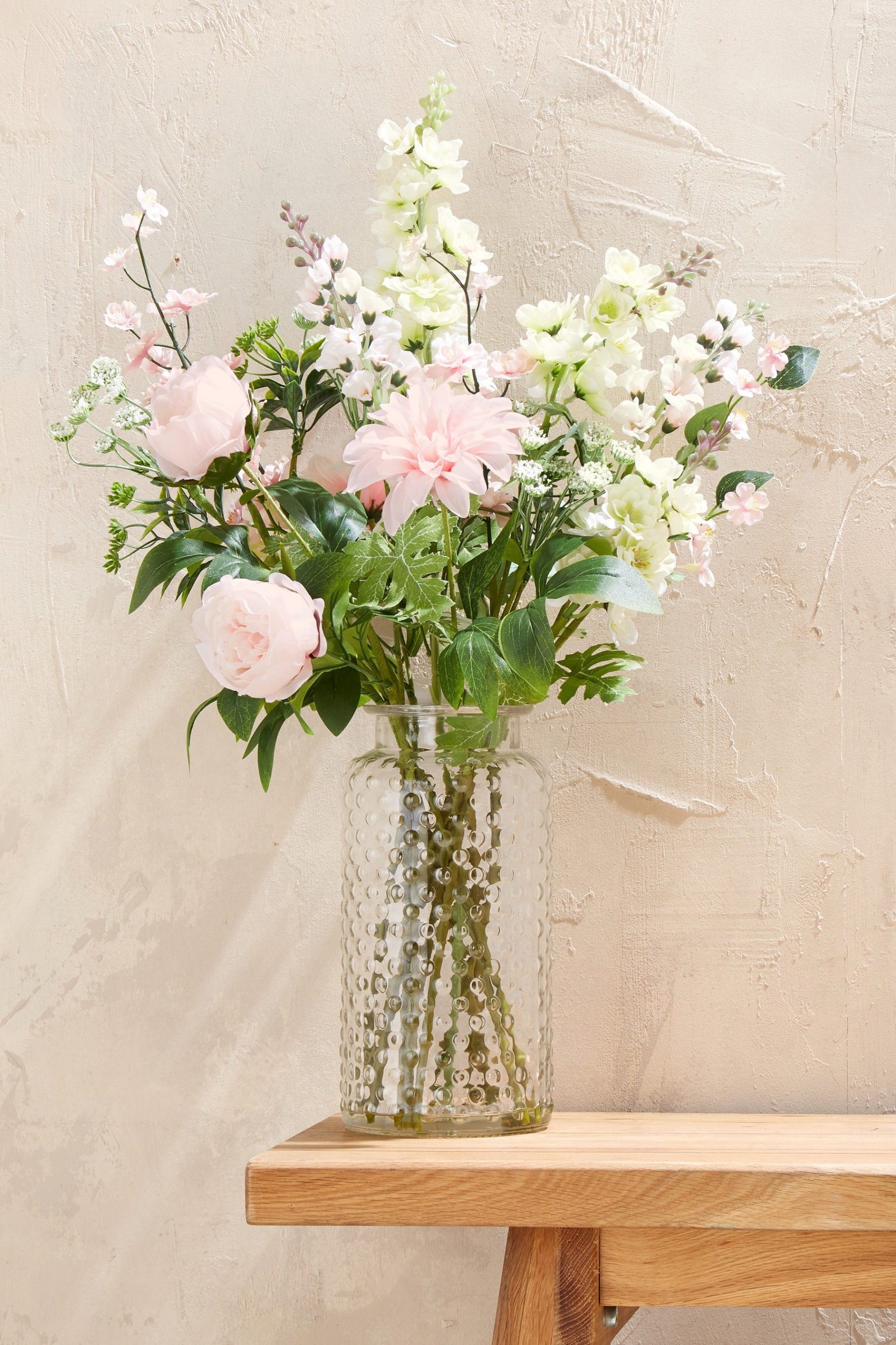 Next Artificial Floral In Vase Pink Flower Arrangements intended for sizing 1800 X 2700