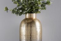 Next Large Hammered Metal Vase Bronze Metal Vase Glass in measurements 1800 X 2700