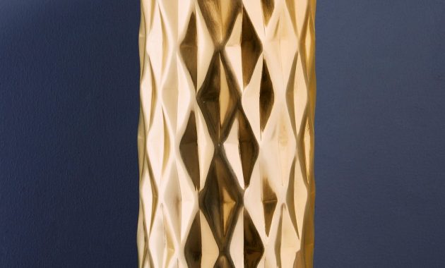 Next Pleated Metal Vase Gold Metal Vase Glass Flower pertaining to measurements 1800 X 2700